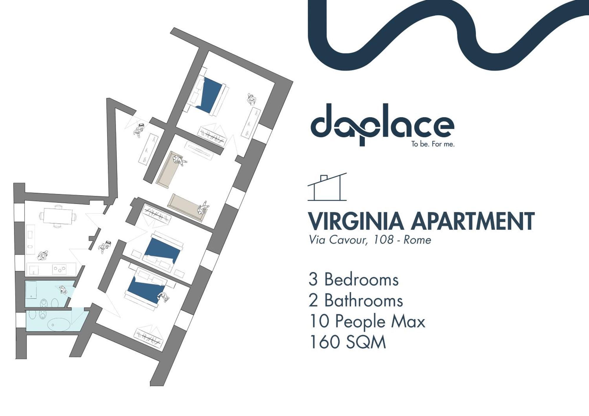 Daplace - Virginia Apartment 罗马 外观 照片